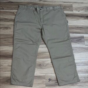 Carhartt Men's Tan Relaxed Straight Work Pants 50x30